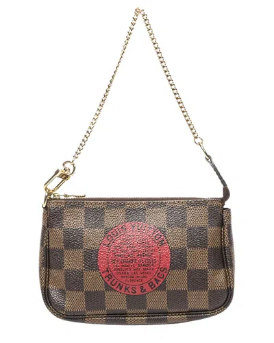 Pre-owned Louis Vuitton Mini Pochette Accessoires Brown Monogram Complice (authentic  Pre-loved)