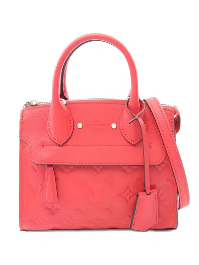 Pre-owned Louis Vuitton Mini Pont Neuf Tote Bag In Pink