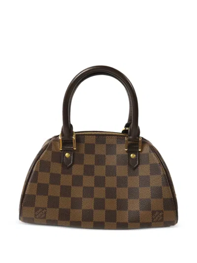 Pre-owned Louis Vuitton Mini Rivera Tote Bag In Brown