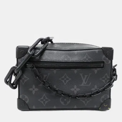 Pre-owned Louis Vuitton Mini Soft Trunk Black Monogram Eclipse Leather Shoulder Bag