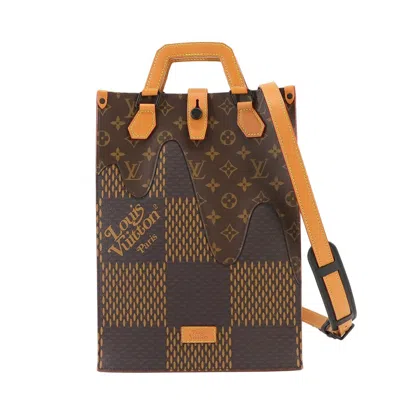 Pre-owned Louis Vuitton Mini Tote Brown Canvas Tote Bag ()