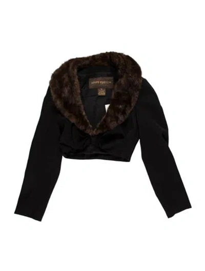 Pre-owned Louis Vuitton Mink Jacket In Multi