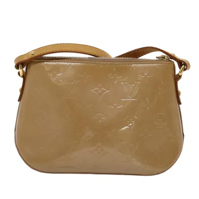 Pre-owned Louis Vuitton Minna Patent Leather Shoulder Bag () In Brown