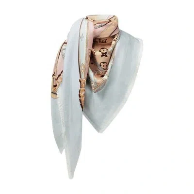 Louis Vuitton Mix & Straps Shawl In Neutral