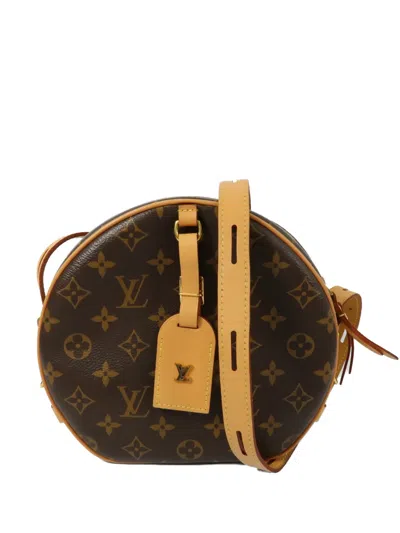 Pre-owned Louis Vuitton Mm Boîte Chapeau Souple Shoulder Bag In Brown