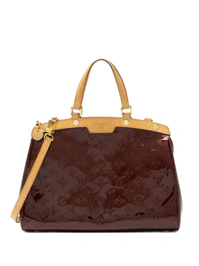 Pre-owned Louis Vuitton Mm Brea Monogram-pattern Tote Bag In Brown