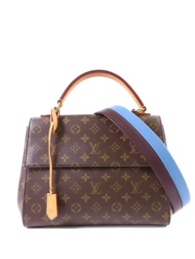Pre-owned Louis Vuitton Mm Cluny Monogram Tote Bag In Brown