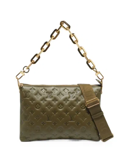 Louis Vuitton Mm Coussin Monogram Shoulder Bag In Green