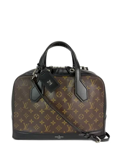 Pre-owned Louis Vuitton Mm Dora Monogram Shoulder Bag In Brown
