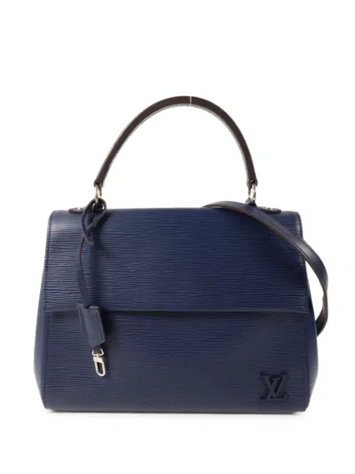 Pre-owned Louis Vuitton Mm Epi Cluny Tote Bag In Blue