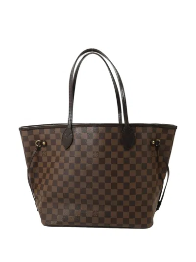 Pre-owned Louis Vuitton Mm Neverfull Tote Bag In Brown