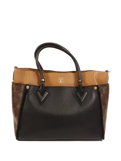 Pre-owned Louis Vuitton Mm On My Side Tote Bag In Black