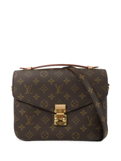 Louis Vuitton Mm Pochette Metis Tote Bag In Brown