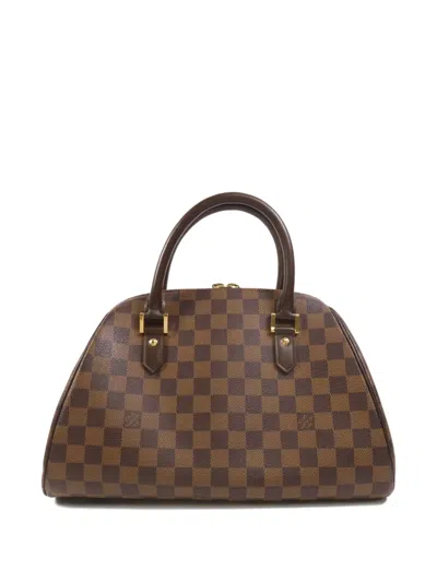 Pre-owned Louis Vuitton Mm Ribera Tote Bag In Brown