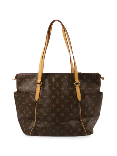 Pre-owned Louis Vuitton Mm Totally Monogram Tote Bag In Brown