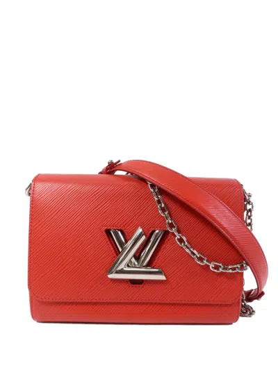 Pre-owned Louis Vuitton Mm Twist Epi Leather Shoulder Bag In Red