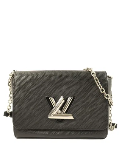 Pre-owned Louis Vuitton Mm Twist Shoulder Bag In Black
