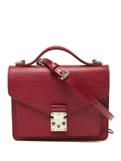 Pre-owned Louis Vuitton Monceau Bb Shoulder Bag In Pink