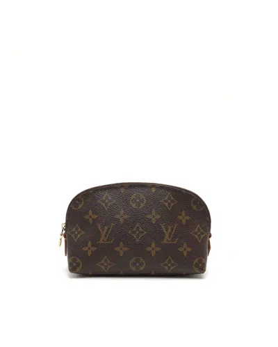 Pre-owned Louis Vuitton Monnogram Cosmetic Pouch In Brown