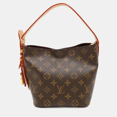 Pre-owned Louis Vuitton Monogram All-in Bb Handbag Shoulder Bag In Brown