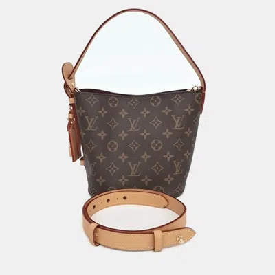 Pre-owned Louis Vuitton Monogram All-in-one Bb In Brown
