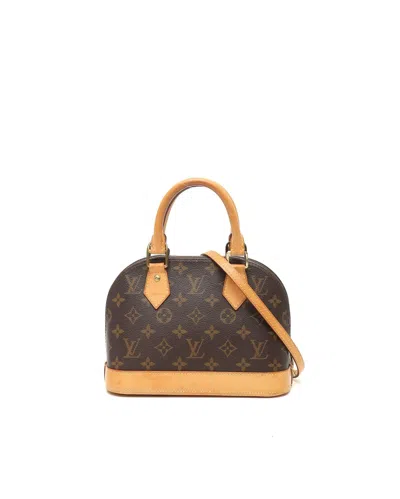 Louis Vuitton Monogram Alma Bb Bag In Brown