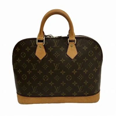 Pre-owned Louis Vuitton Monogram Alma Handbag In Brown