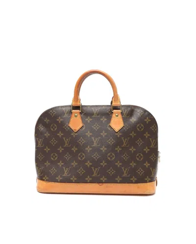 Pre-owned Louis Vuitton Monogram Alma Pm Bag In Brown