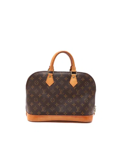 Pre-owned Louis Vuitton Monogram Alma Pm Bag In Brown