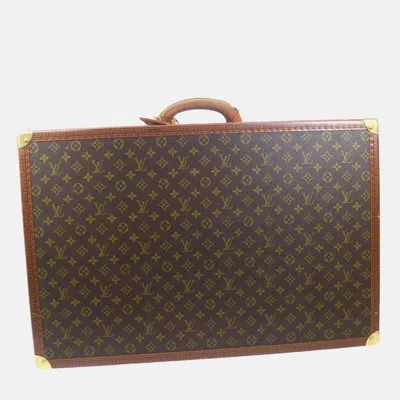 Pre-owned Louis Vuitton Monogram Alzer 70 Trunk Luggage Suitcase