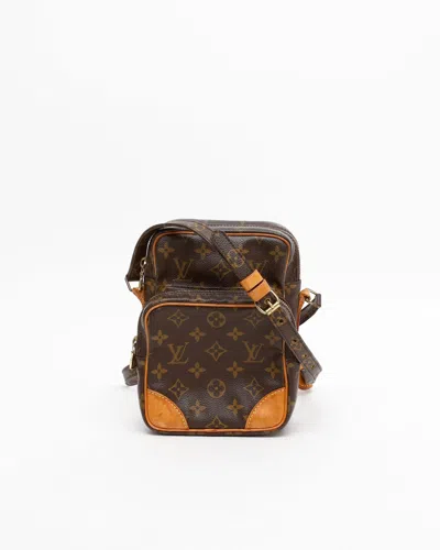 Pre-owned Louis Vuitton Monogram Amazon Bag In Brown