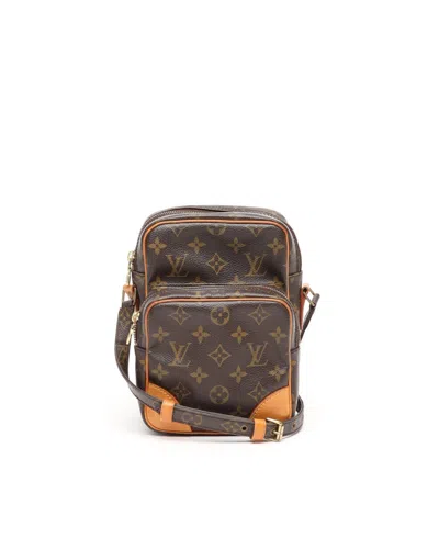 Pre-owned Louis Vuitton Monogram Amazon Bag In Brown