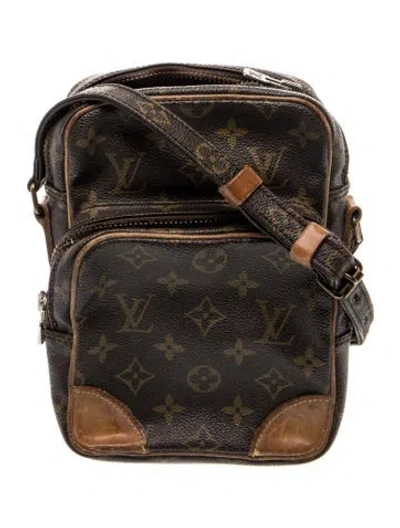 Pre-owned Louis Vuitton Monogram Amazone In Brown