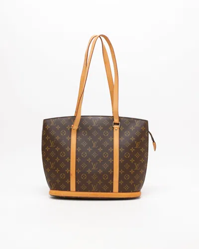 Pre-owned Louis Vuitton Monogram Babylone Tote Bag In Brown