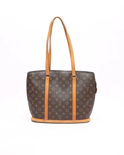 Pre-owned Louis Vuitton Monogram Babylone Tote Bag In Brown