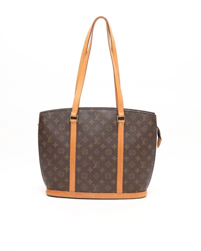 Pre-owned Louis Vuitton Monogram Babylone Tote Bag In Brown
