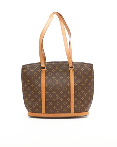 Pre-owned Louis Vuitton Monogram Babylone Tote Bag In Brown