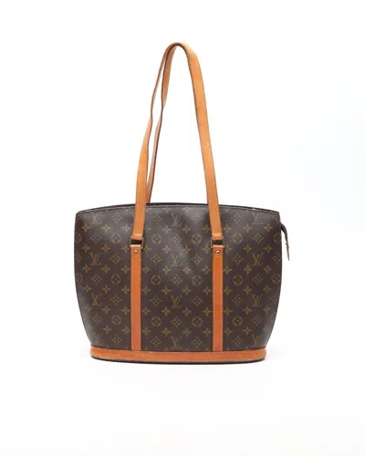 Pre-owned Louis Vuitton Monogram Babylone Tote Bag In Brown
