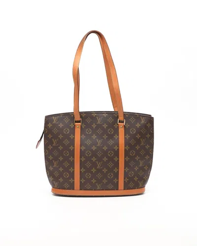 Pre-owned Louis Vuitton Monogram Babylone Tote Bag In Brown