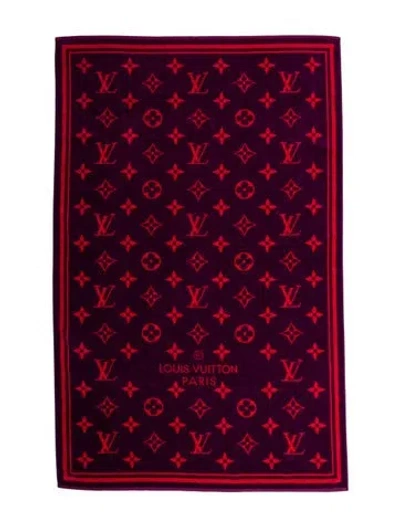 Pre-owned Louis Vuitton Monogram Bath Towel In Multi