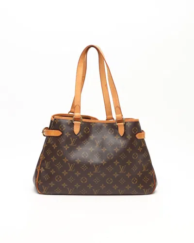 Pre-owned Louis Vuitton Monogram Batignolles Horizontal Tote Bag In Brown