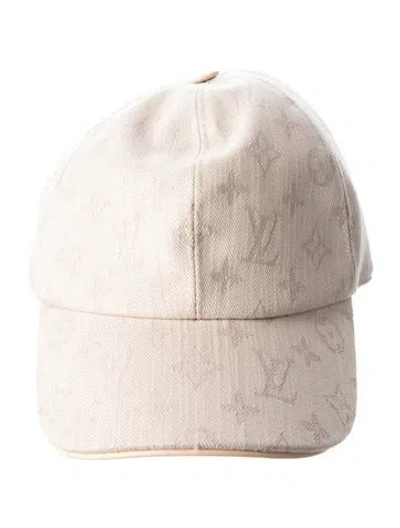 Pre-owned Louis Vuitton Monogram Be My Cap In Neutral