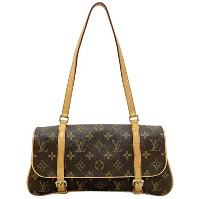 Pre-owned Louis Vuitton Monogram Beige Brown Monogram Monogram Handbag Shoulder Bag () In Beige, Brown, Monogram
