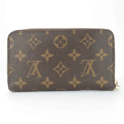 Pre-owned Louis Vuitton Monogram Beige Brown Monogram Wallet (bi-fold) () In Multi
