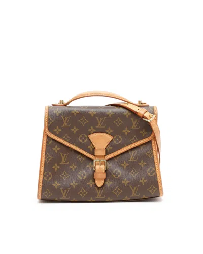 Pre-owned Louis Vuitton Monogram Bel Air Mm Crossbody Bag In Brown