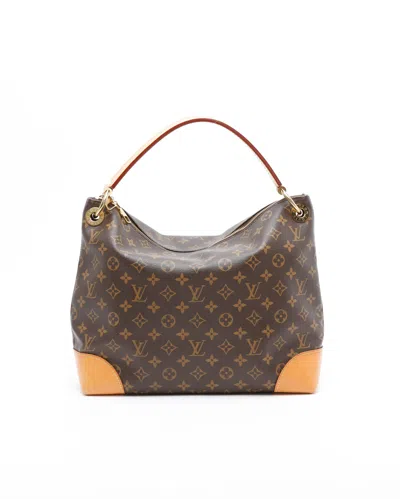 Pre-owned Louis Vuitton Monogram Berri Pm Bag In Brown