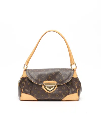 Pre-owned Louis Vuitton Monogram Beverly Mm Bag In Brown