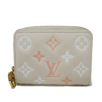 Pre-owned Louis Vuitton Monogram Bicolor Ivory Leather Wallet (bi-fold) () In Multi