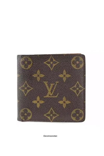 Pre-owned Louis Vuitton Monogram Bifold Wallet In Brown