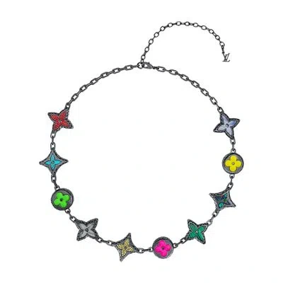 Louis Vuitton Monogram Big Party Necklace In Multicolor